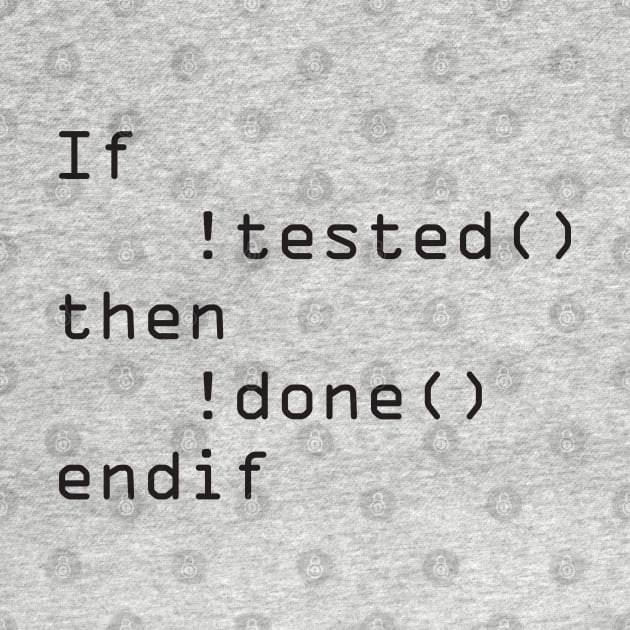 If not tested then not done by Software Testing Life